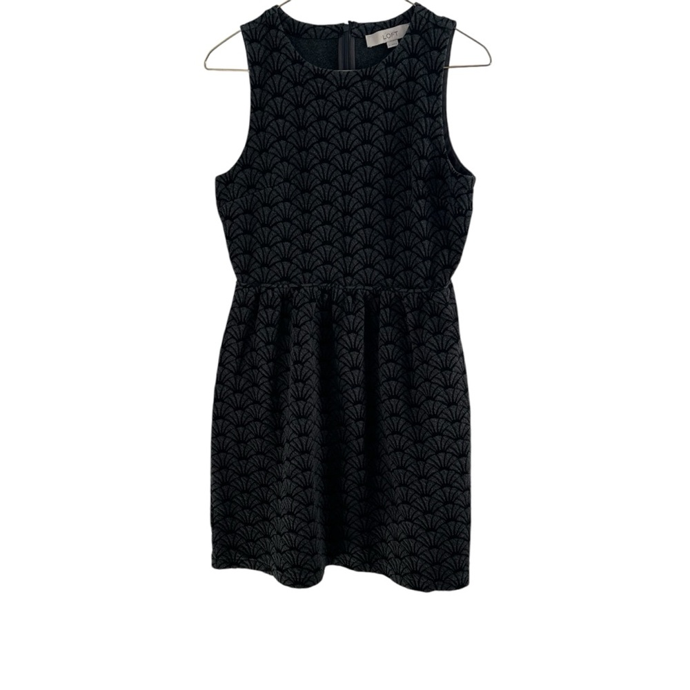 LOFT Black Mini Dress‎ Sleek and Versatile